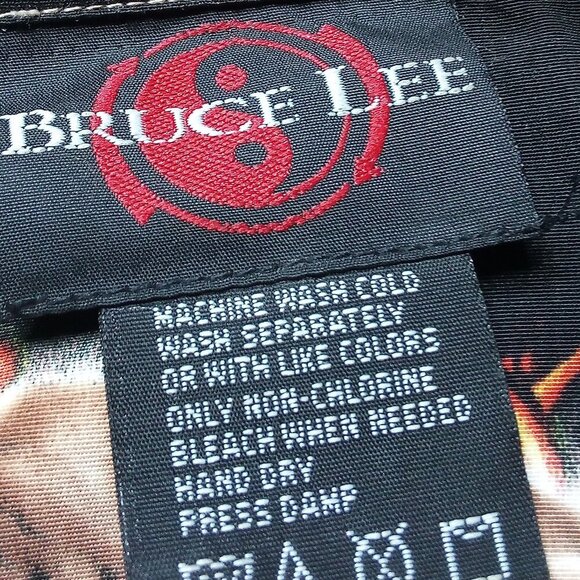 Vintage Y2K Bruce Lee Enter The Dragon Button Shirt - Picture 5 of 9